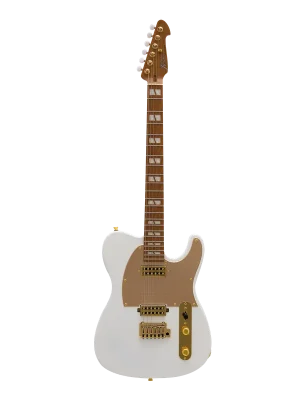 Beliebt | Keipro Guitars KT-Standard Gold HH Maple Pearl White E-Gitarre